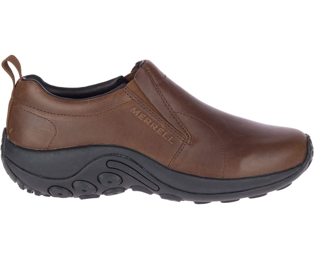 Zapatos De Seguridad Hombre - Merrell Jungle Moc Cuero 2 - Marrones - FCXH-13865
